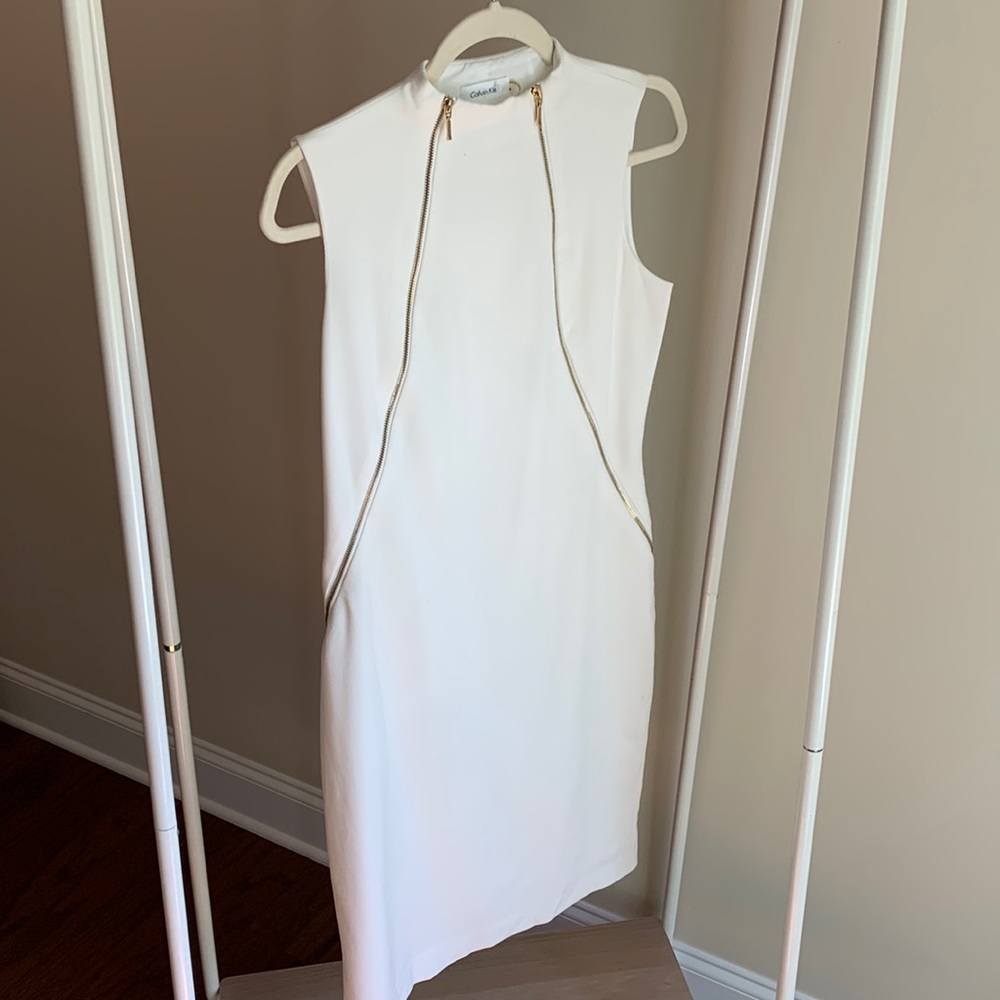 Calvin Klein white dress
